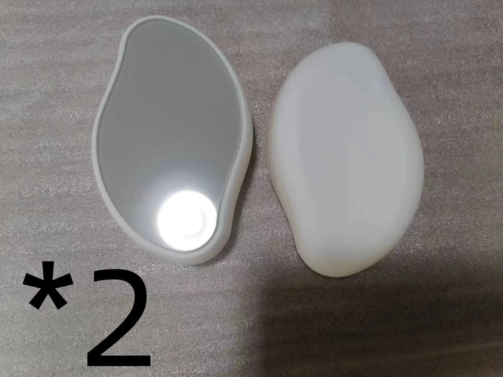 Manual glass epilator for hair removal and shaving in compact design with colour options