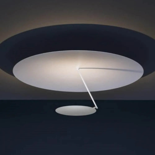 Modern white and gold 50cm diameter iron art chandelier ceiling lamp with warm LED light
