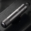 Gun grey aluminium alloy automobile safety hammer with belt cutter on a 3M rubber base.