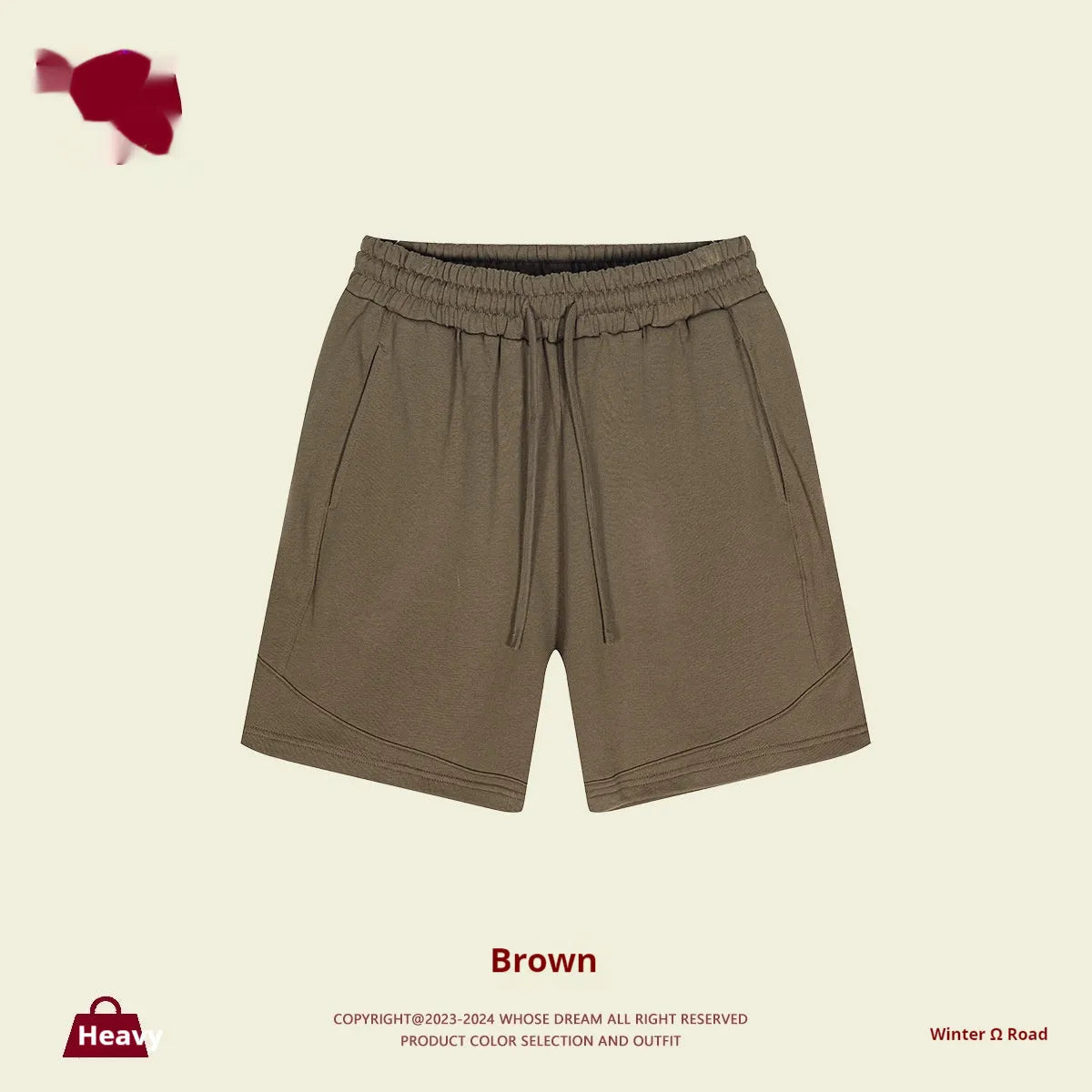 Children's loose-fit cotton shorts in solid colours for casual and sports wear