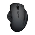 Self-charging wireless mouse for laptop computers in black or grey colour with USB charging cable