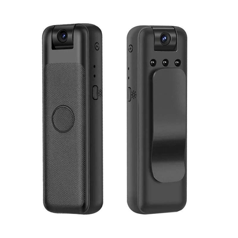 Black USB conference camera with Type-C cable on desktop
