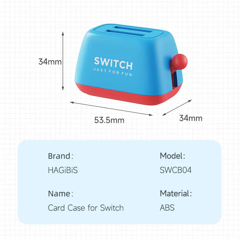 ABS plastic Switch game card storage box with silicone base in green, purple, or yellow purple colour options