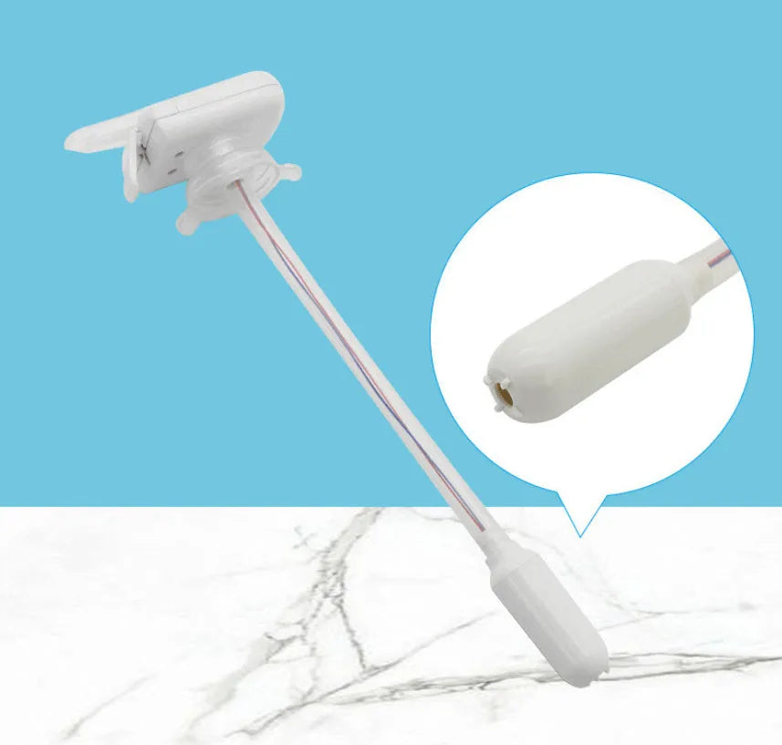 Manual electric pumping water device with PP silicone straw and blue press handle.