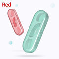 Disposable dental floss in portable bag with individually packaged strands for hygienic daily use