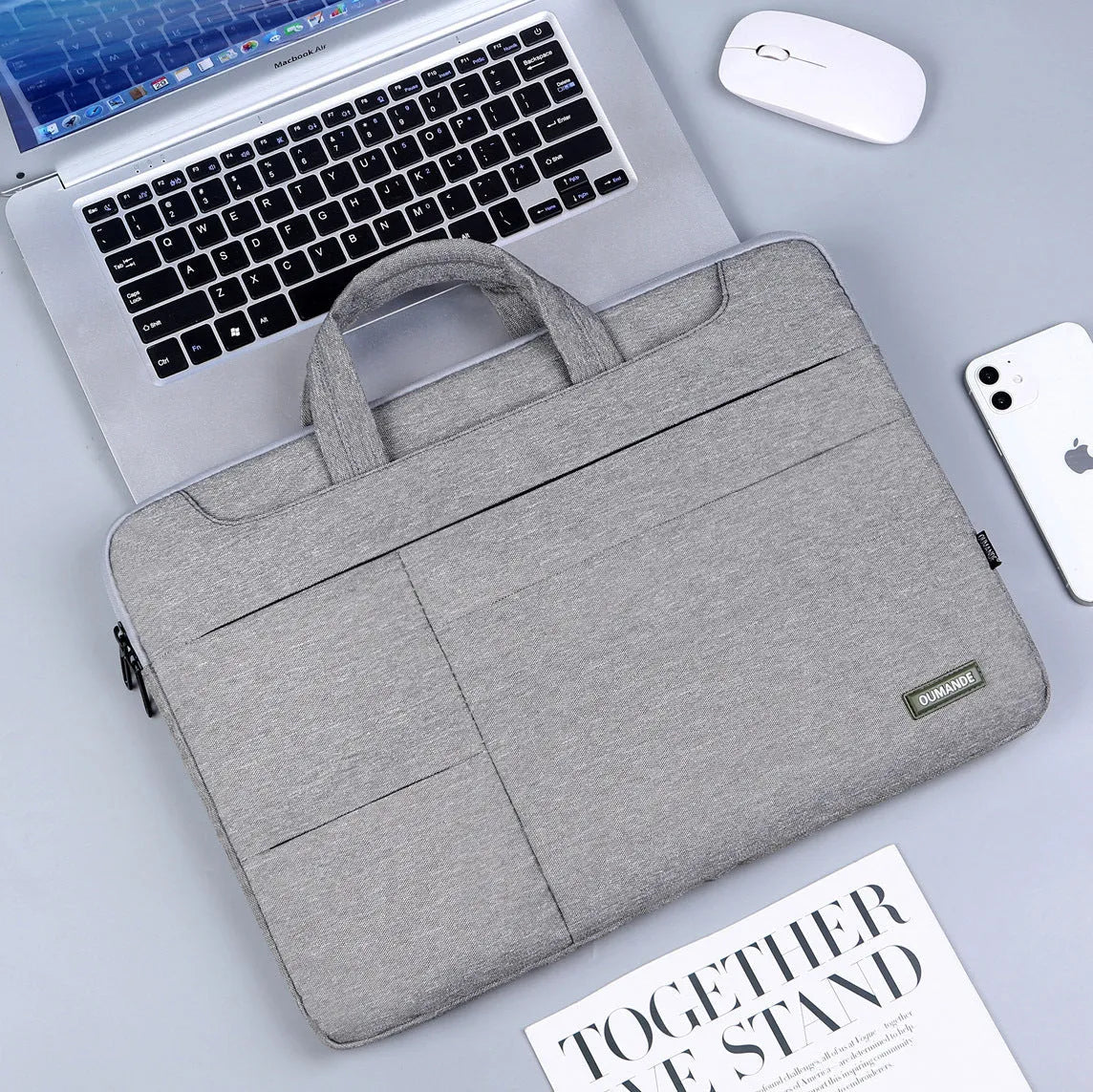 Waterproof Oxford cloth 15.6-inch laptop bag for business in a choice of colours.