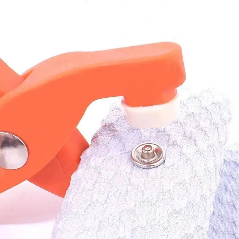 Stainless steel five claw suit buttons and button fixing pliers for no-sew clothing repair