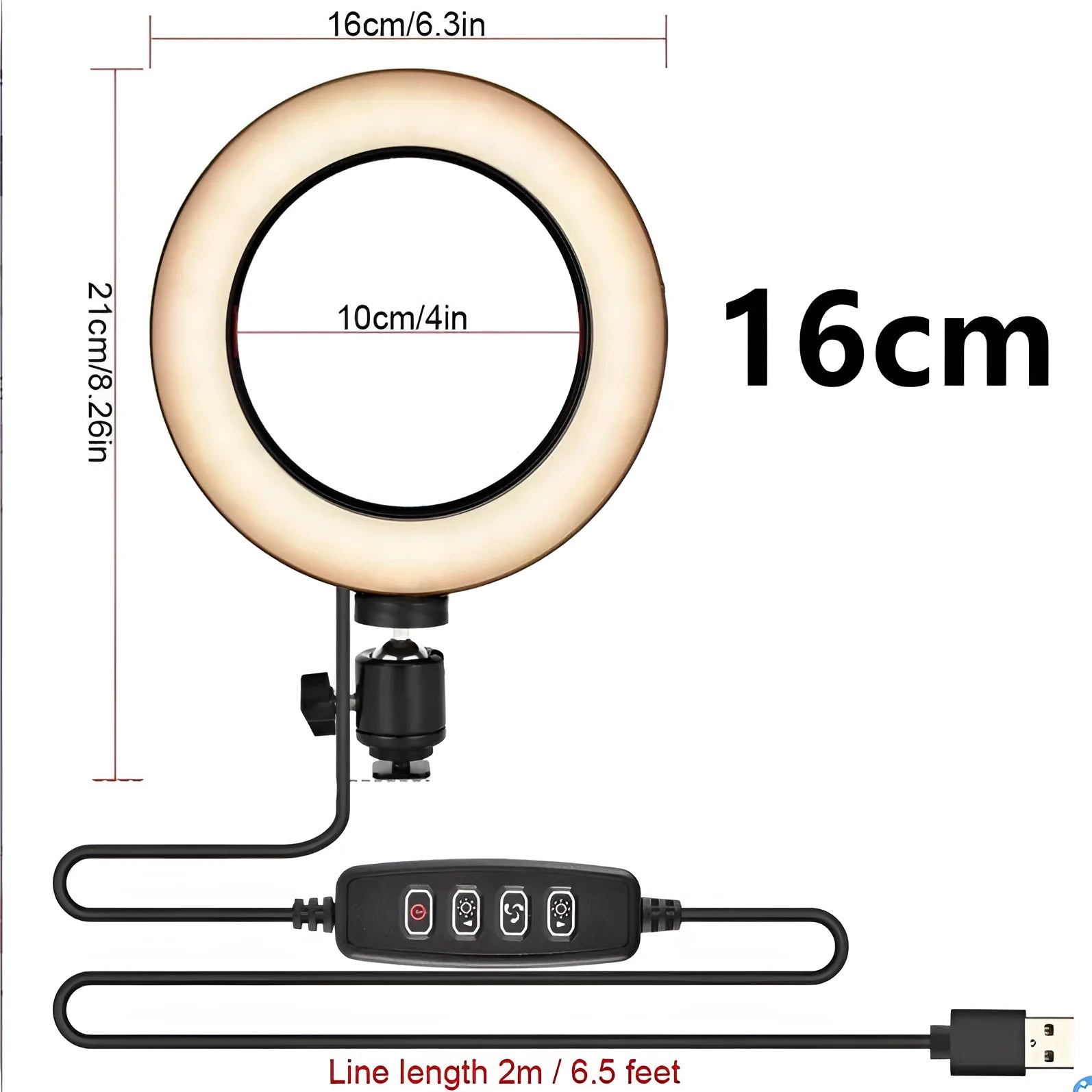 Silver aluminium adjustable phone stand with desk clamp and flexible gooseneck arm extended