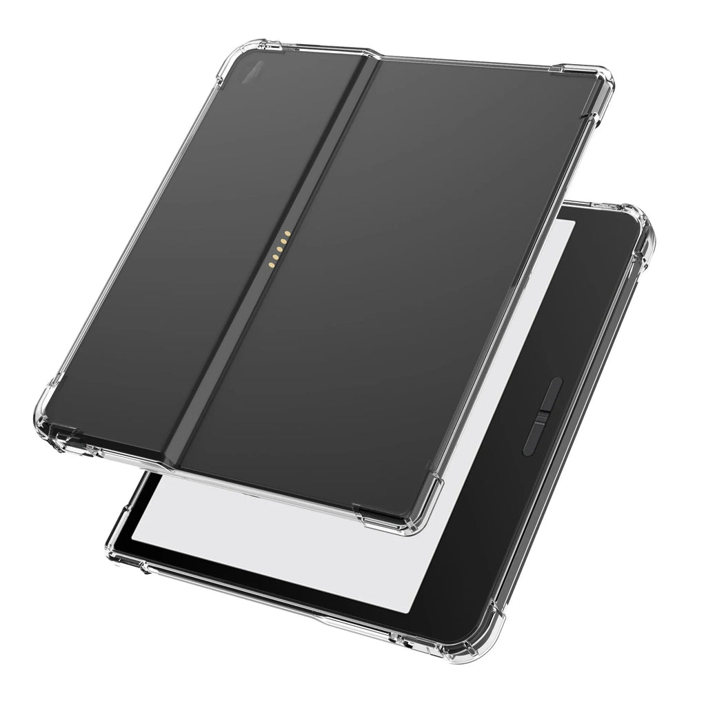 Transparent airbag protective phone case for Xiaomi devices showing shockproof design