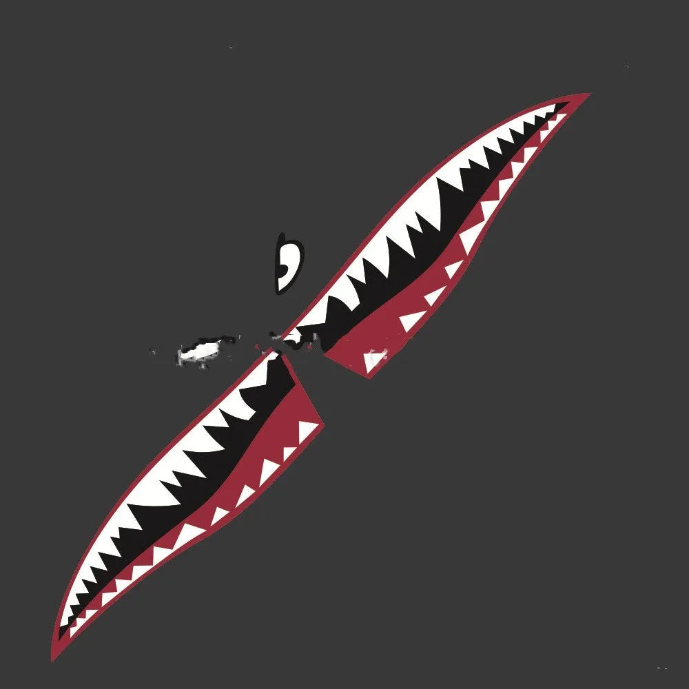 Shark series PVC car body sticker for vehicle decoration in two size options