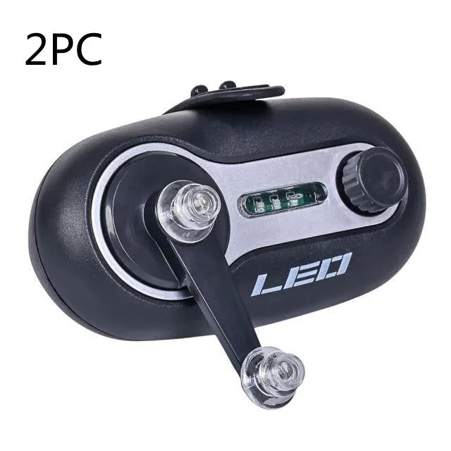 Telescopic fishing rod alarm with automatic signal induction lamp for night fishing