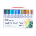 Multipack of watercolour pens in a plastic case, available in sets of 48, 60, 72, or 100 colours.
