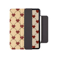 Black magnetic clip protective case for iPad Air 4 and iPad Air 5 tablets.