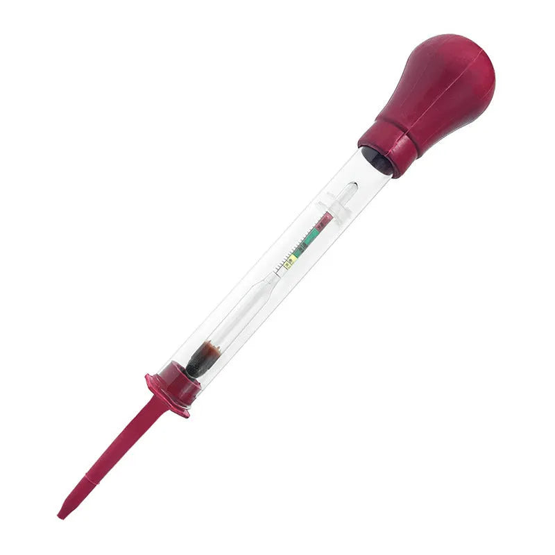 Glass electrohydraulic hydrometer for automobile battery electrolyte density testing