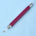 Aluminium alloy luminous diamond painting drill pen with metal frame in blue, gold, and red colour options