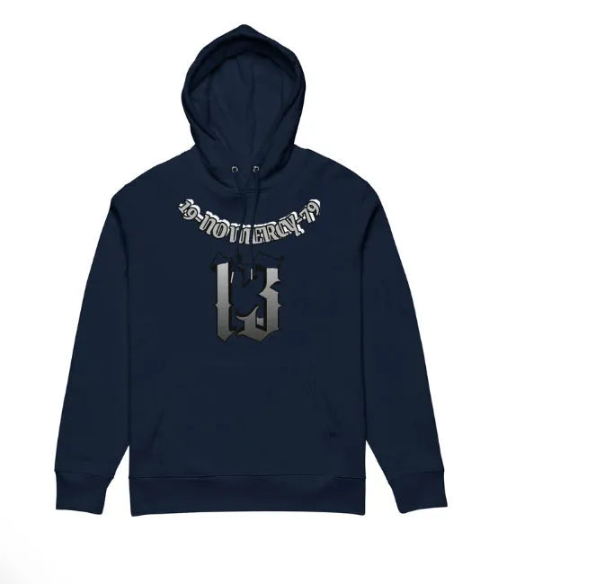 Fleece-lined hooded pullover sweater for teenage team uniforms in neutral colours