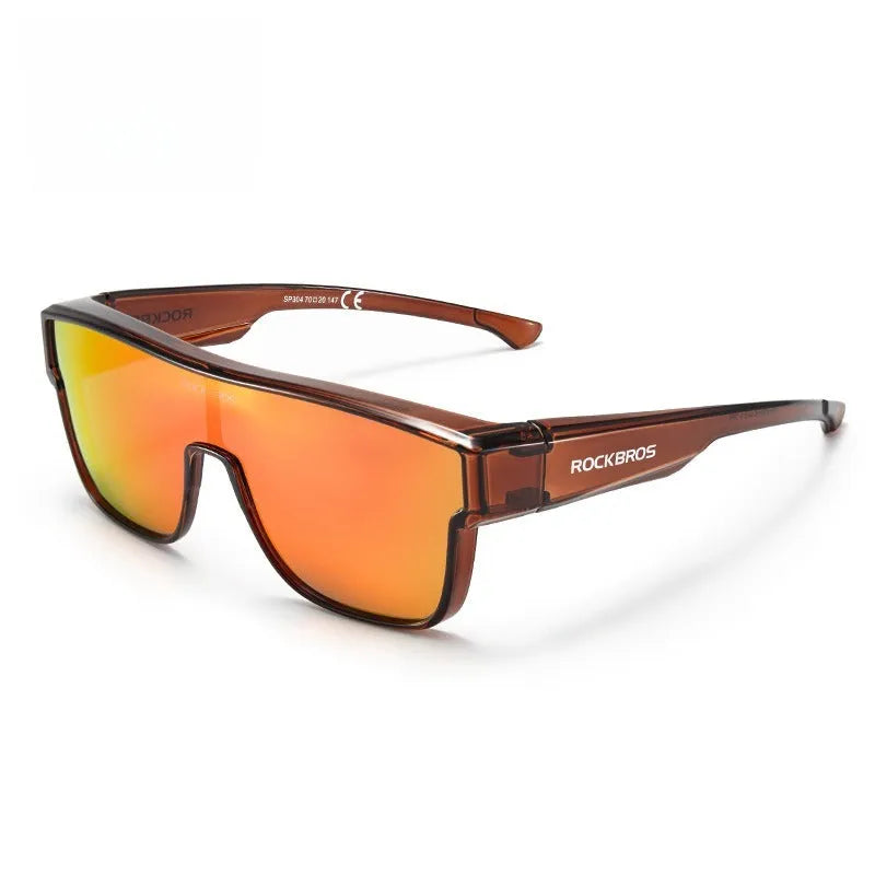 Cycling goggles with polarised TAC lenses and TR frame in various colour combinations