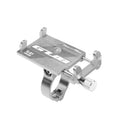 Aluminium bicycle phone holder with 360-degree rotation on handlebar