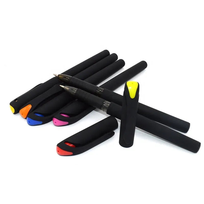 14cm plastic gel pen with black ink refill for advertising gifts
