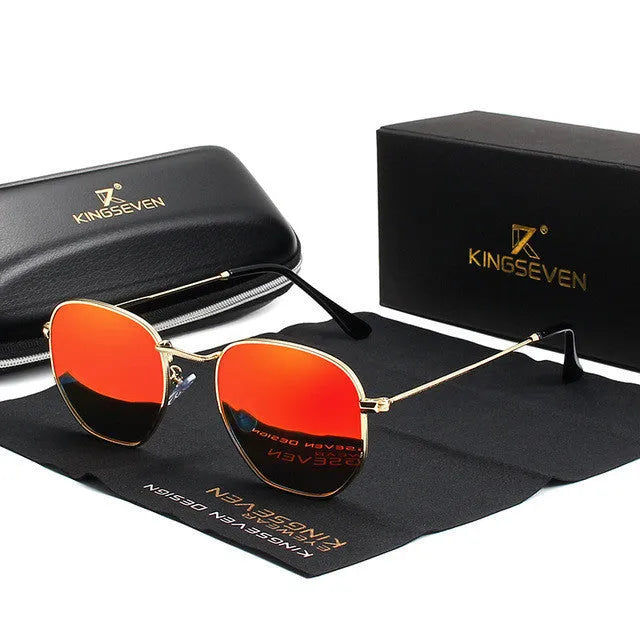 Classic round retro sunglasses for men in black frame with adjustable arms.