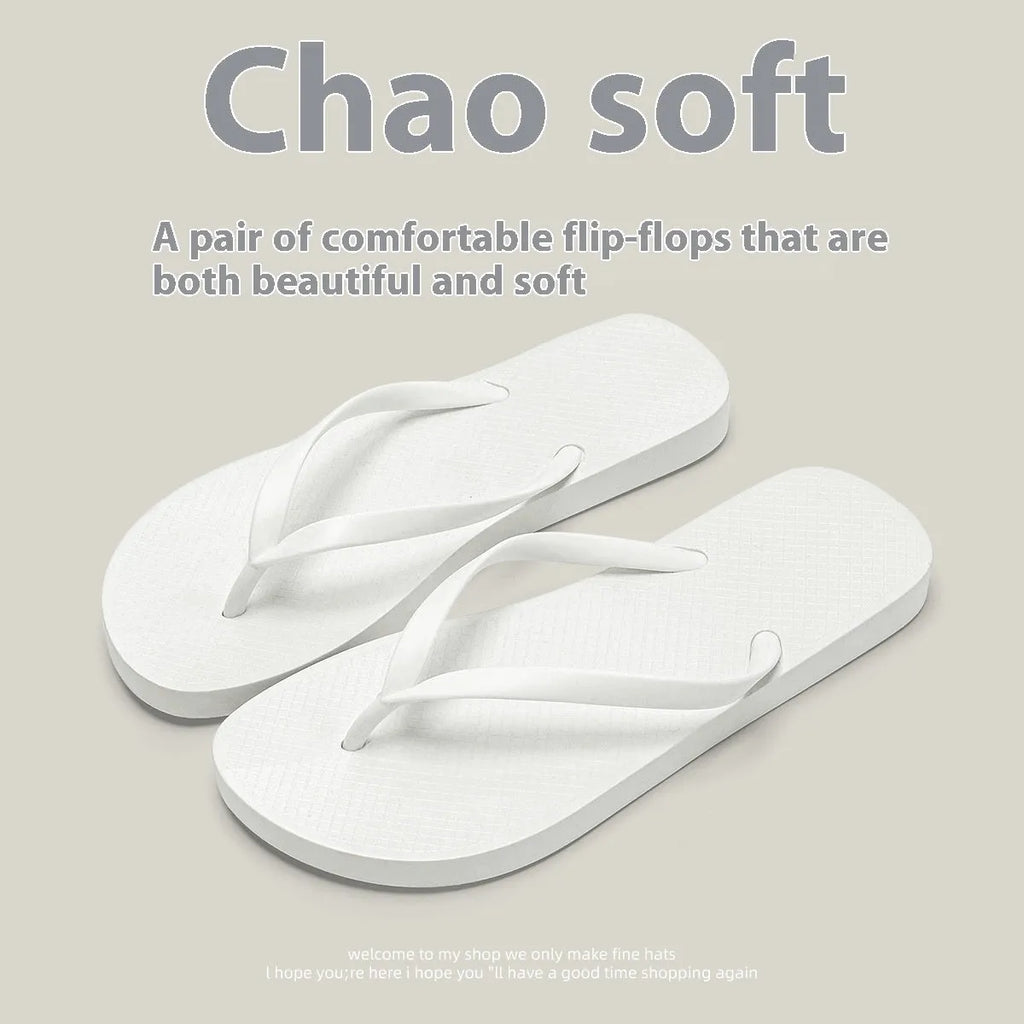 Foldable orange beach slippers with hollow out design and non-slip PVC sole.