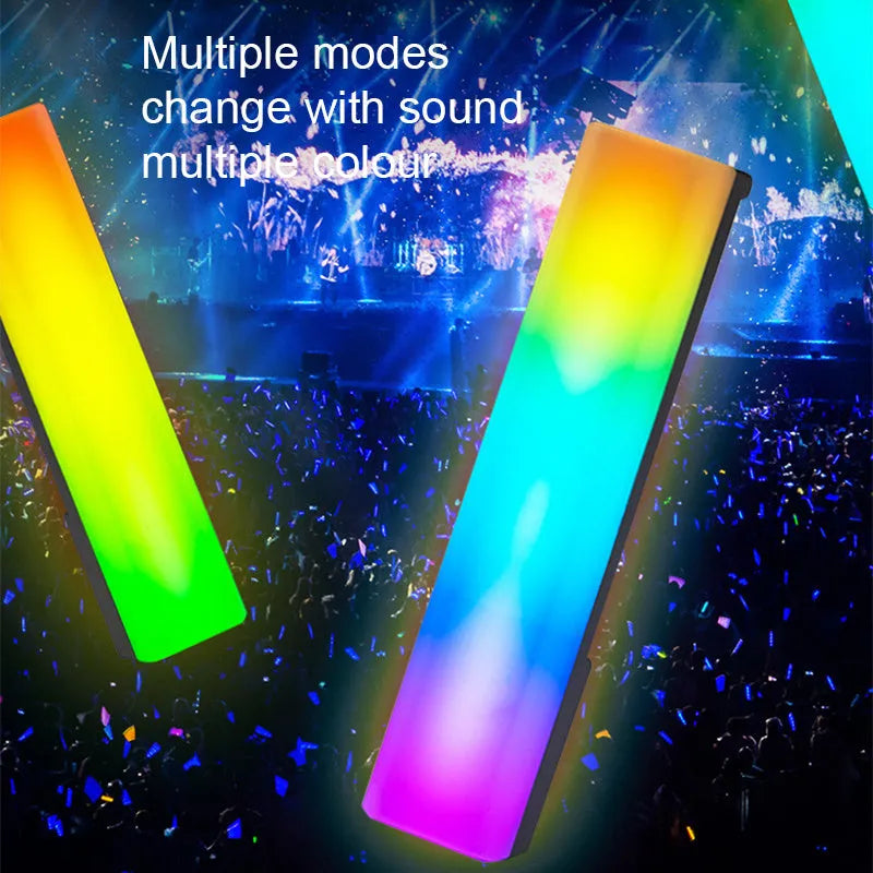 3D RGB table top ambiance lamp with colourful music voice-activated rhythm lighting