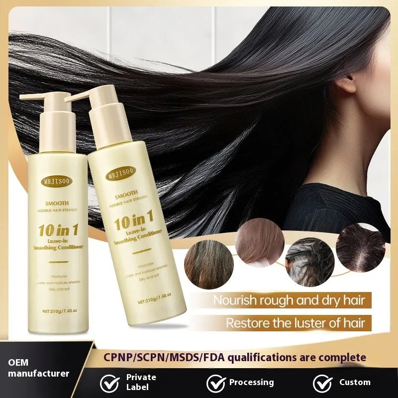 210g bottle of wash-free 10-in-1 hair conditioner for ladies