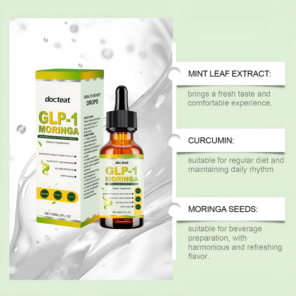 60ml bottle of Horseradish Tree Drops pure formula liquid extract with dropper.