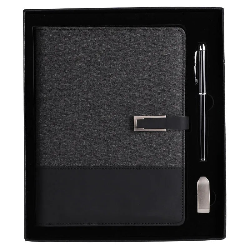 Soft leather A5 notebook with wood-free paper in multiple colour options including brown, black, green, blue and red