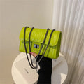 Retro textured diamond pattern small square women's bag in PU leather, shown in a choice of colours.