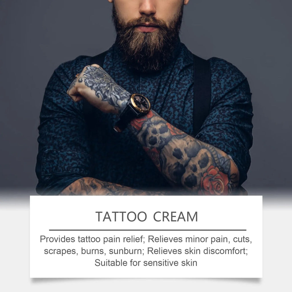 50g jar of honey and chamomile moisturising cream for neck and tattoo skin care