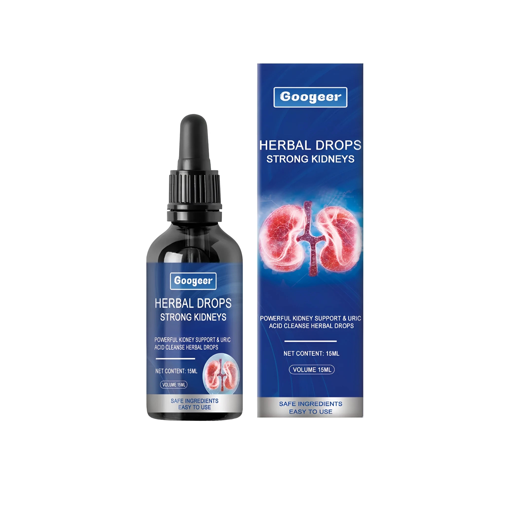 15ml bottle of Herbal Care Drops with roll-on applicator for muscle and joint relief