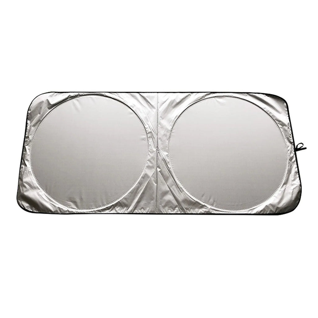 Car sun block made of silver tape for windscreen heat insulation and shade
