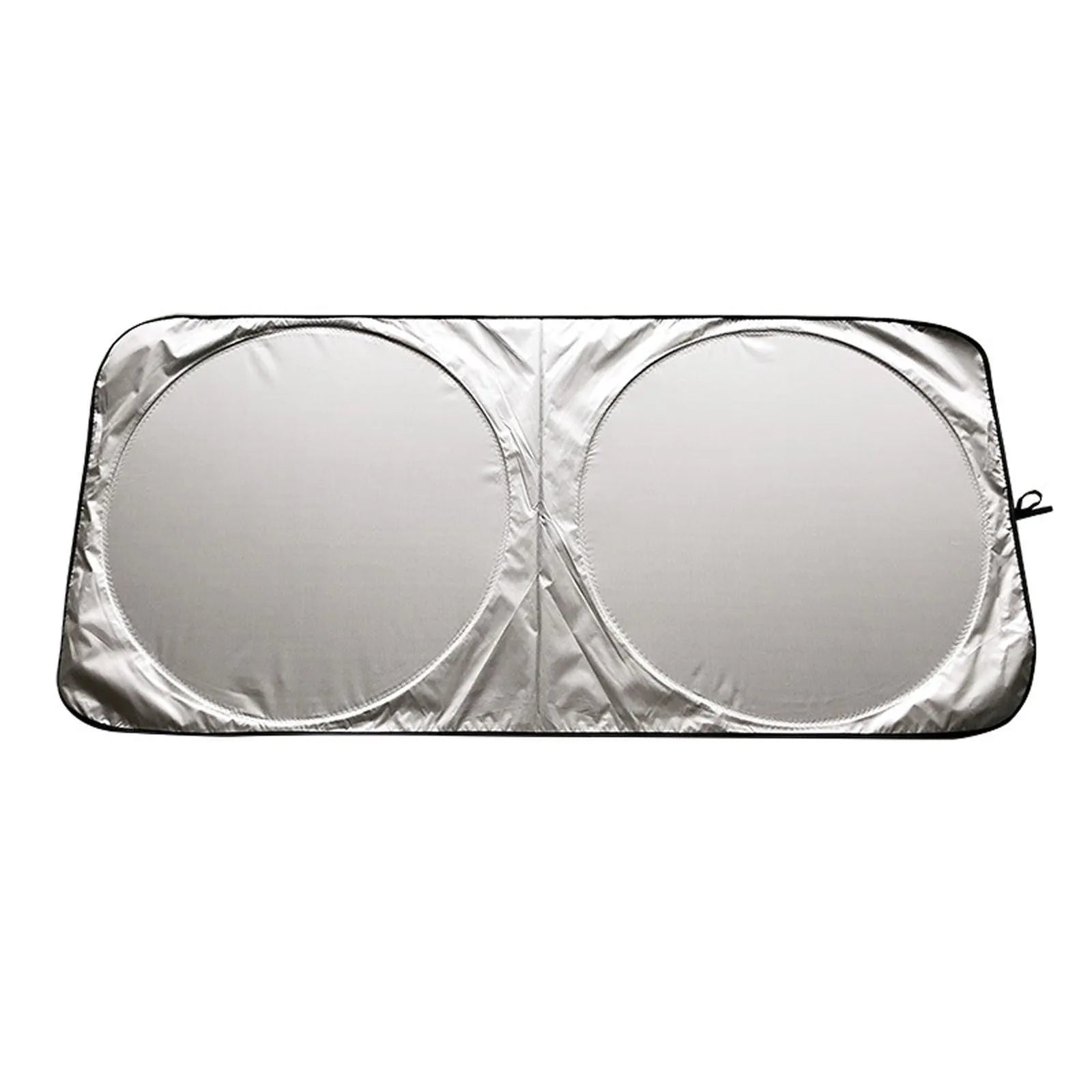 Car sun block made of silver tape for windscreen heat insulation and shade