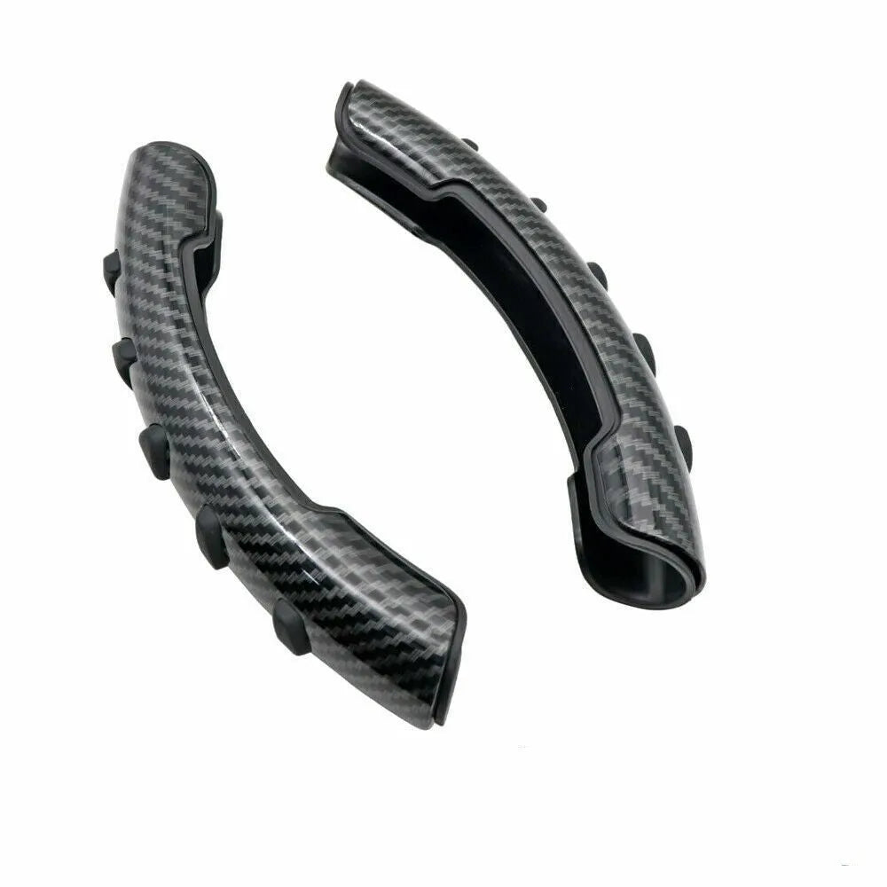 Carbon fibre black fibre steering wheel anti-slip sleeve for 38cm diameter wheels.