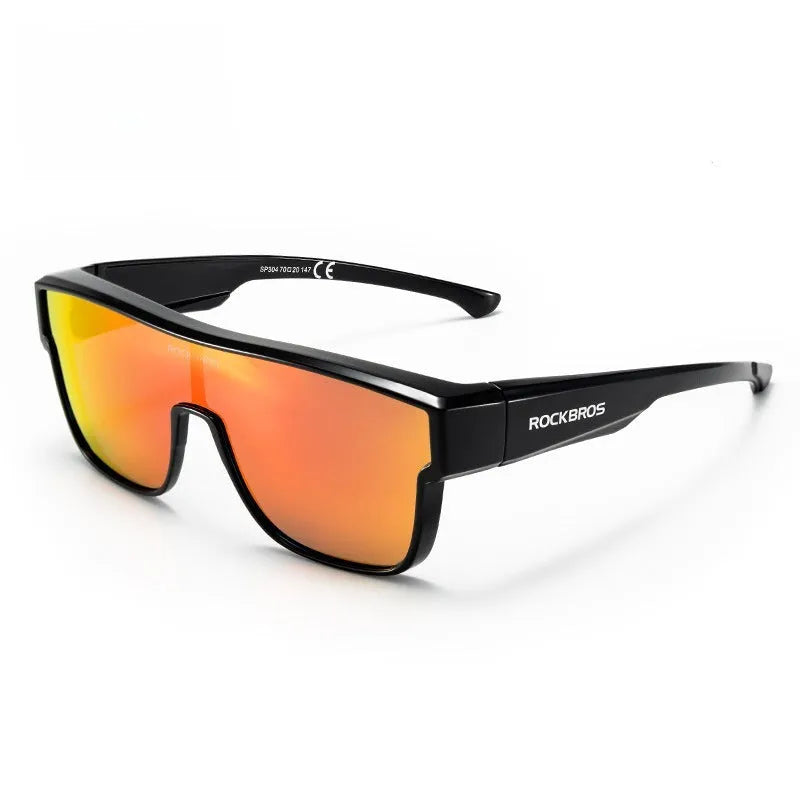 Cycling goggles with polarised TAC lenses and TR frame in various colour combinations