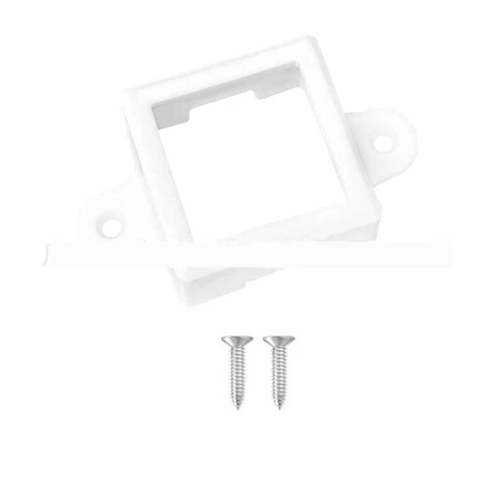 White plastic LED light protective cover lampshade, shown with dimensions 1.7cm by 6cm.