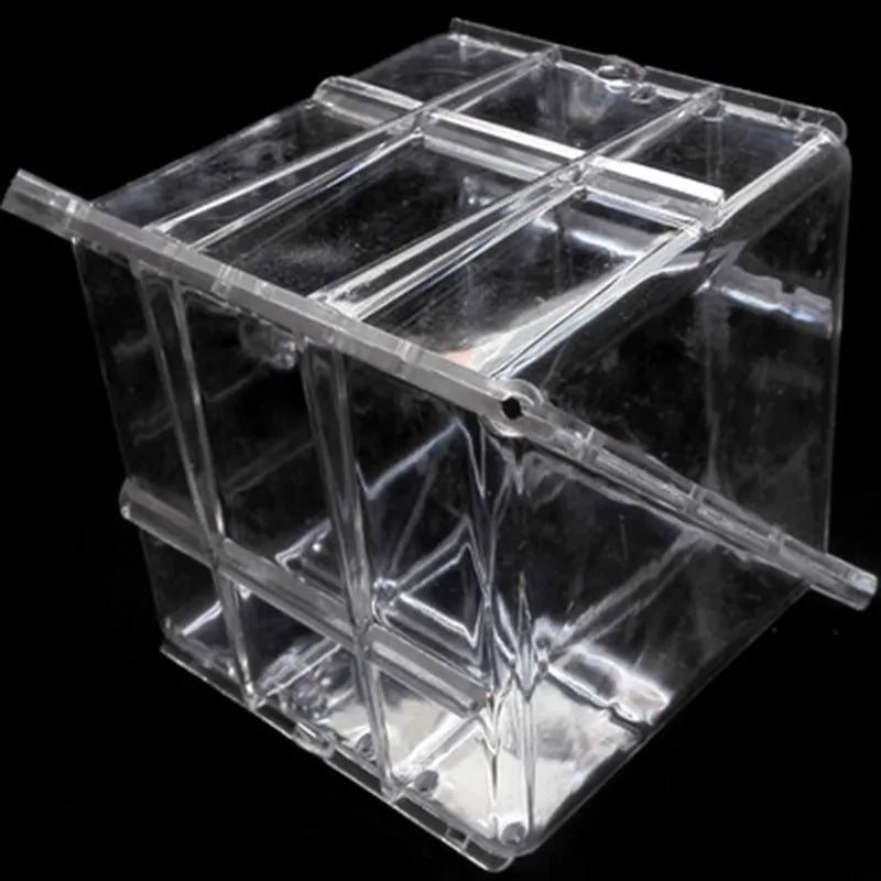 Square plastic watermelon growth mould for farms, measuring 13cm on each side.