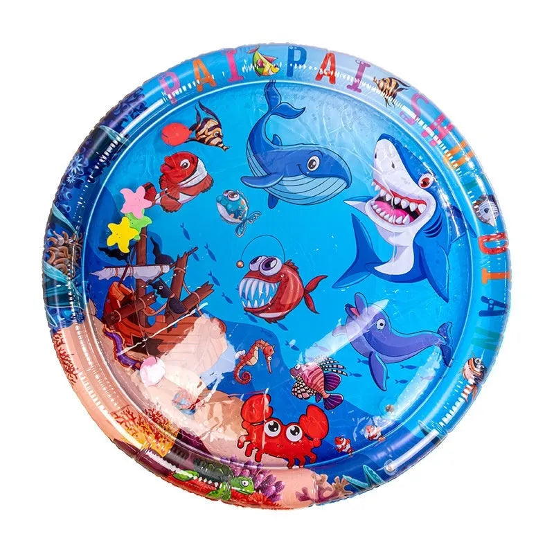 PVC inflatable pet cooling water mattress in Underwater World, Dolphin, or Shark design