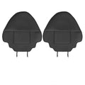 Black leather rear anti kick pad for car seat protection