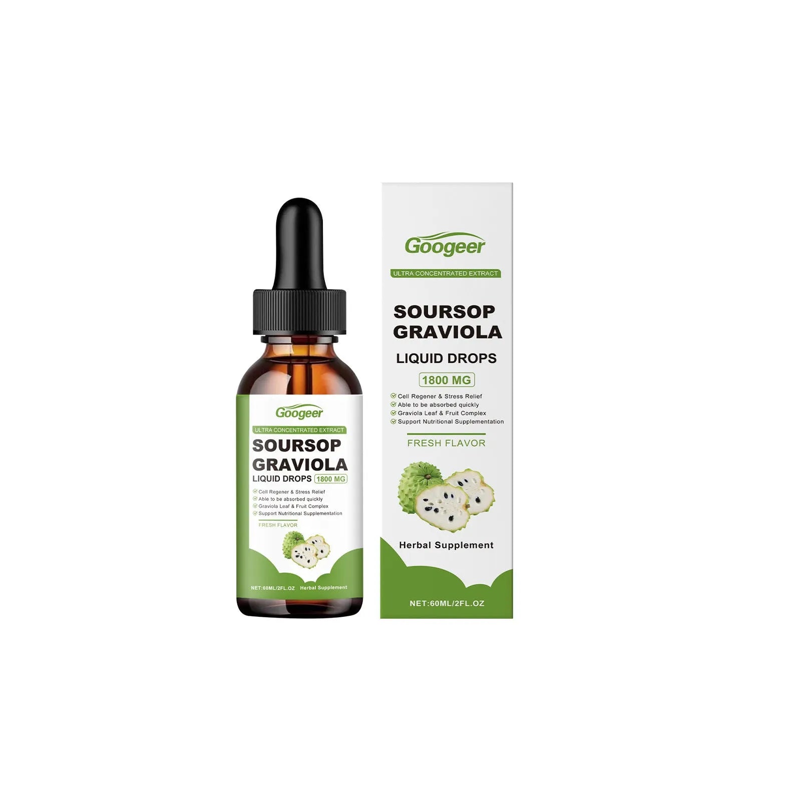 Googeer Liquid Drops Body Treatment 60ml bottle for universal skin types