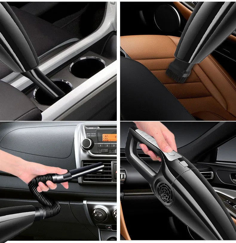 PoHigh Power Hypa eighth generation car vacuum cleaner in black or orange colour