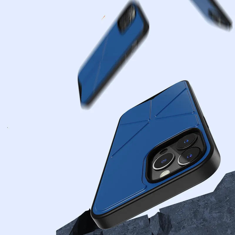 Black TPU back cover case for iPhone 13 series on a table