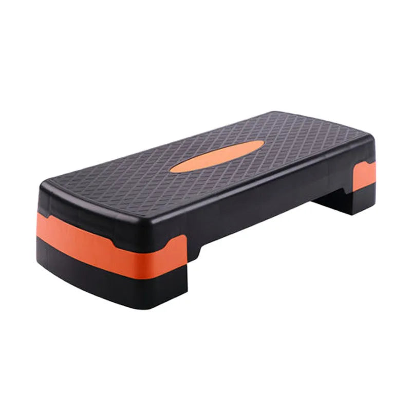 Fit Step aerobics platform in grey, green, or orange colour options