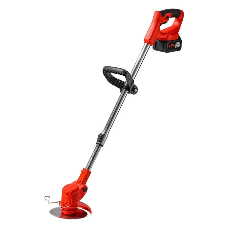 Portable weeding machine garden tool with bare metal construction in choice of colours