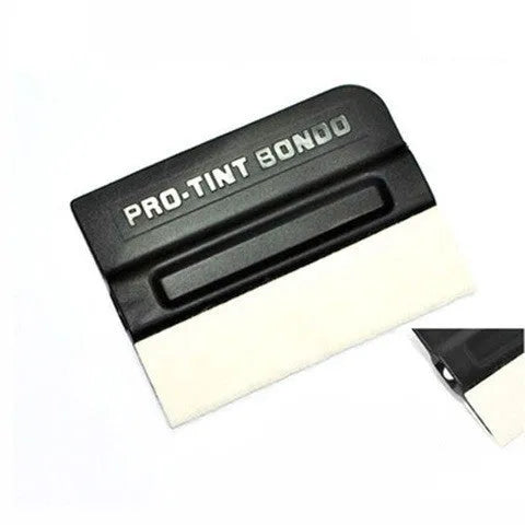 ABS car film scraper tool for colour change vinyl application with choice of pad materials