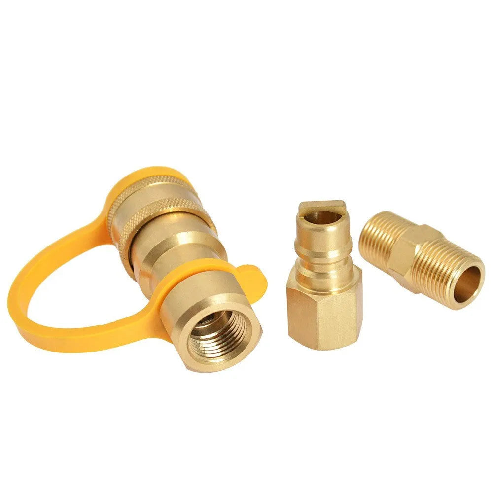 3/8 brass gas propane conversion charging connector with American standard thread