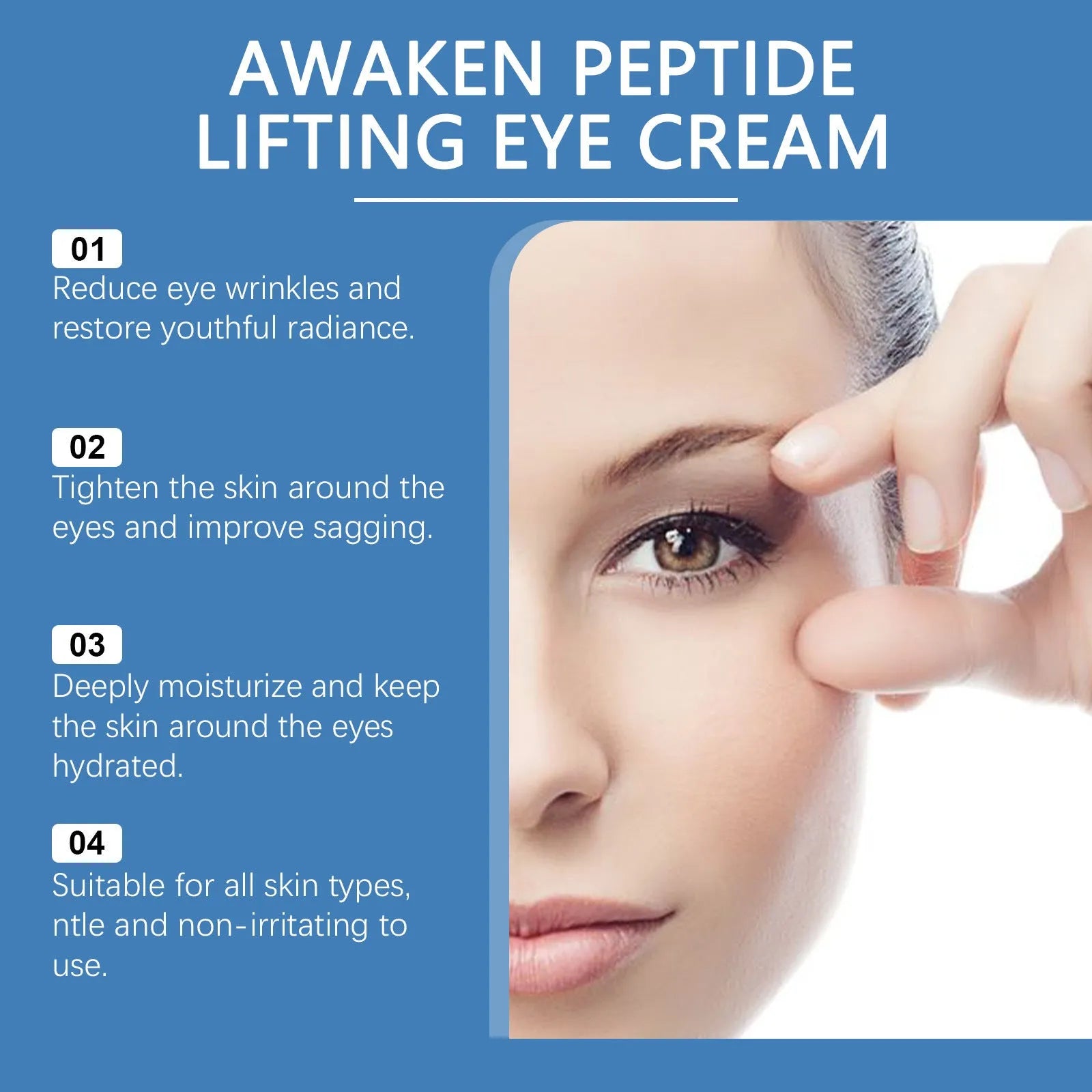 Viareline Collagen Firming Eye Cream 15g tube for smooth skin around eyes