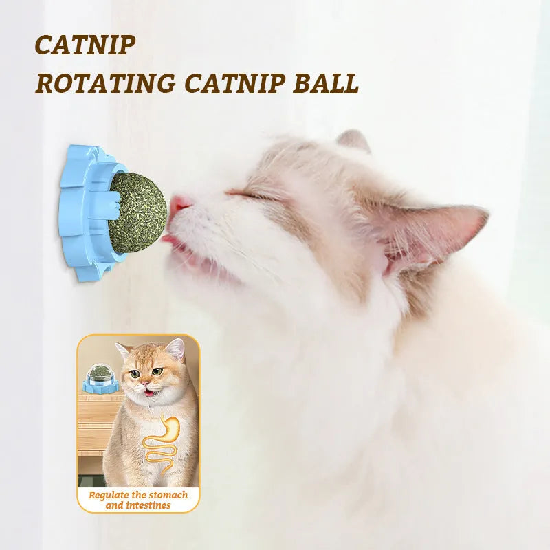 Lion-shaped cat chew toy with textured molar surface in orange, pink or blue colour