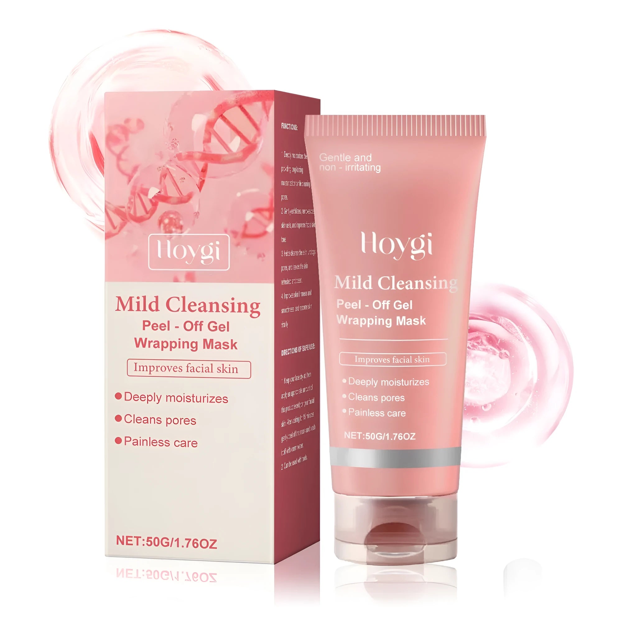 Single 50g collagen face mask for hydrating skincare with glycerin and butanediol.